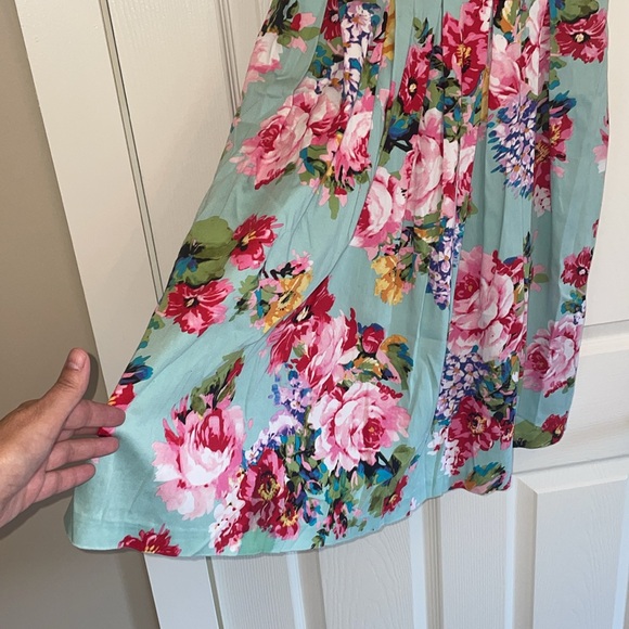 💙VTG Floral SOHO Apparel women’s size 12 dress - Picture 4 of 9